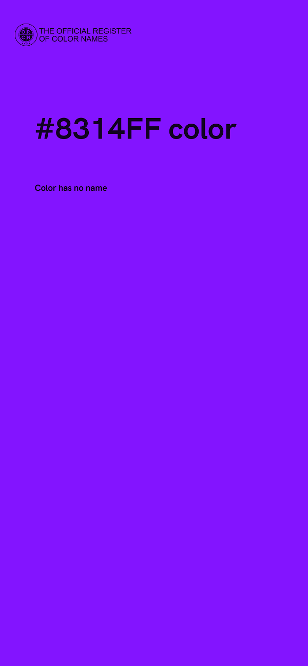 #8314FF color image