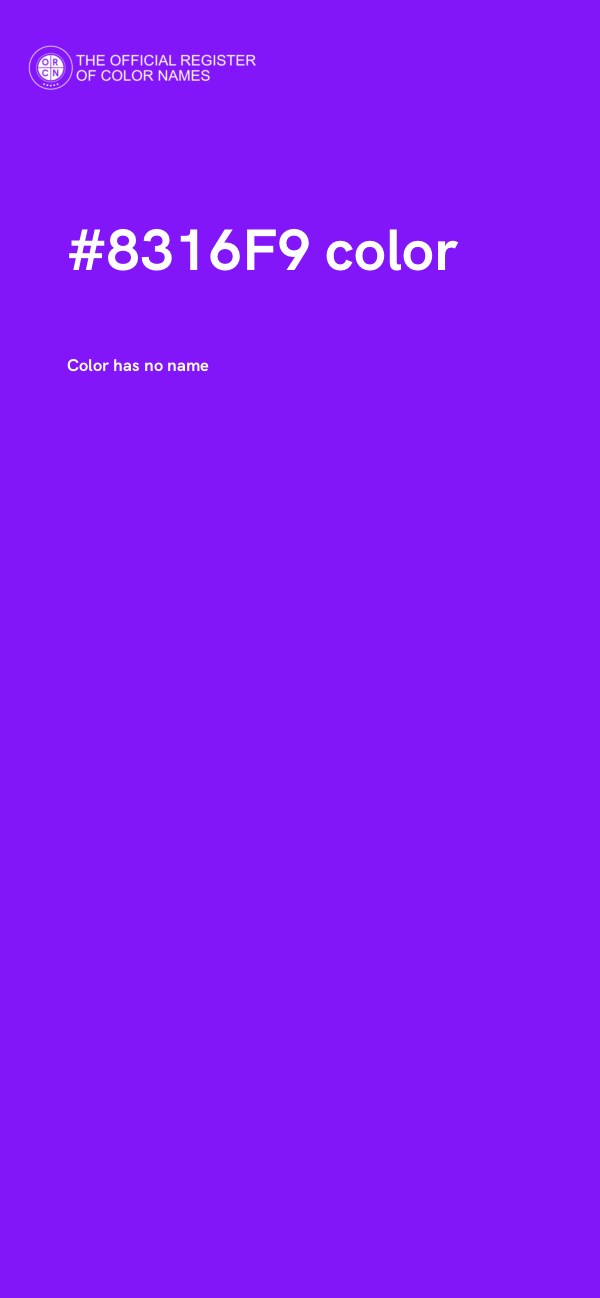 #8316F9 color image