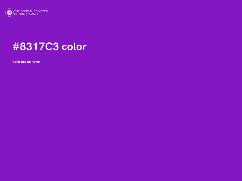 #8317C3 color image
