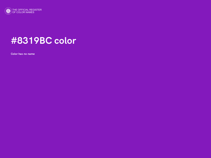#8319BC color image