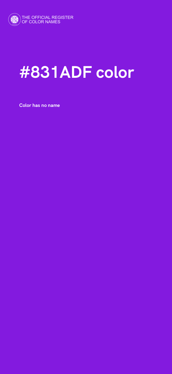 #831ADF color image