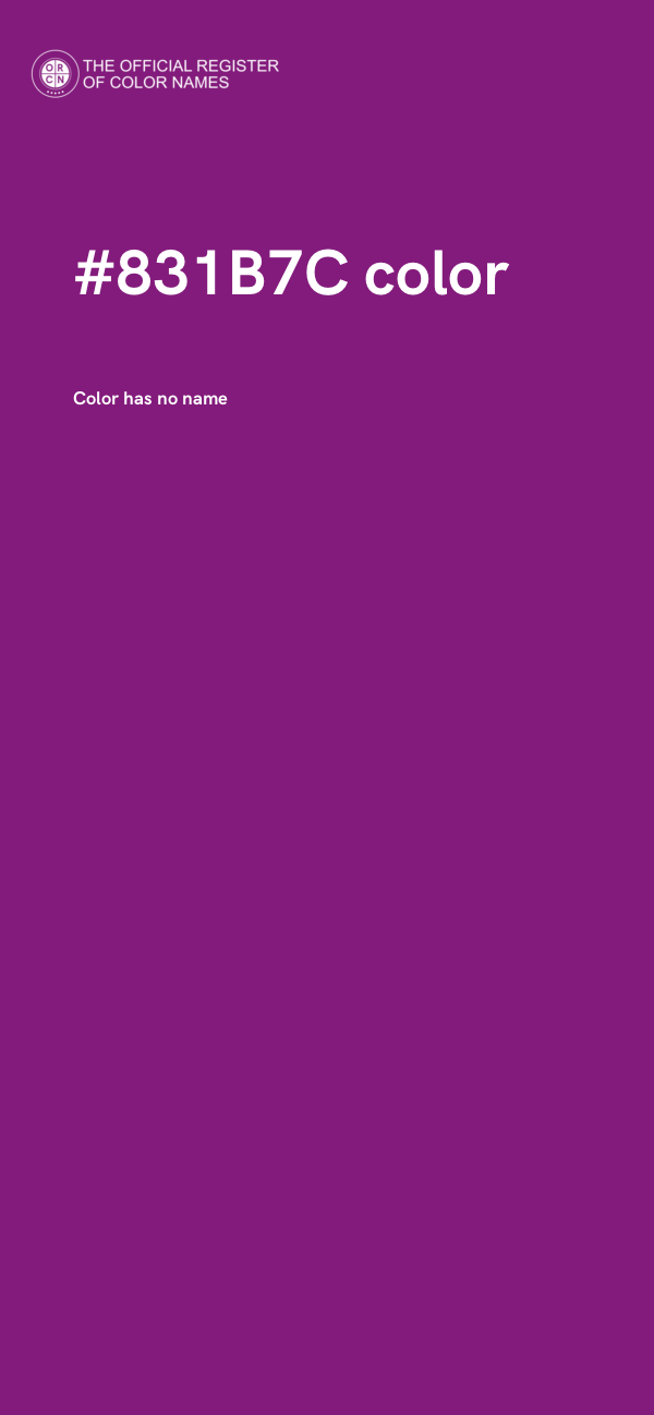 #831B7C color image