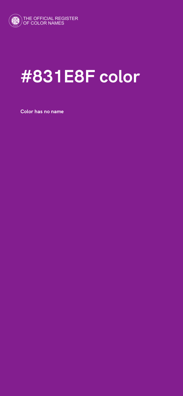#831E8F color image