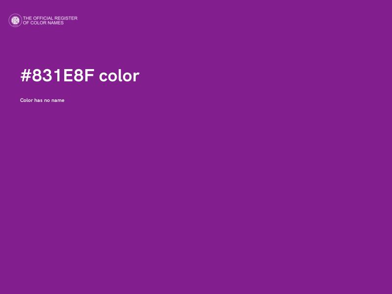 #831E8F color image
