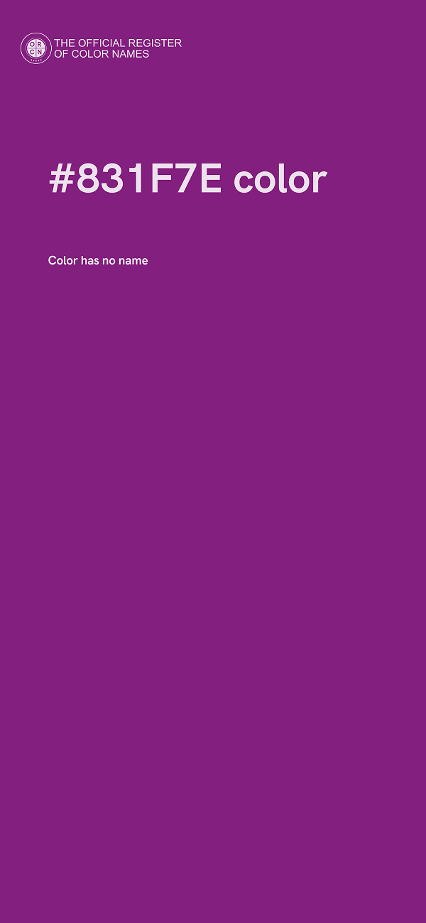 #831F7E color image