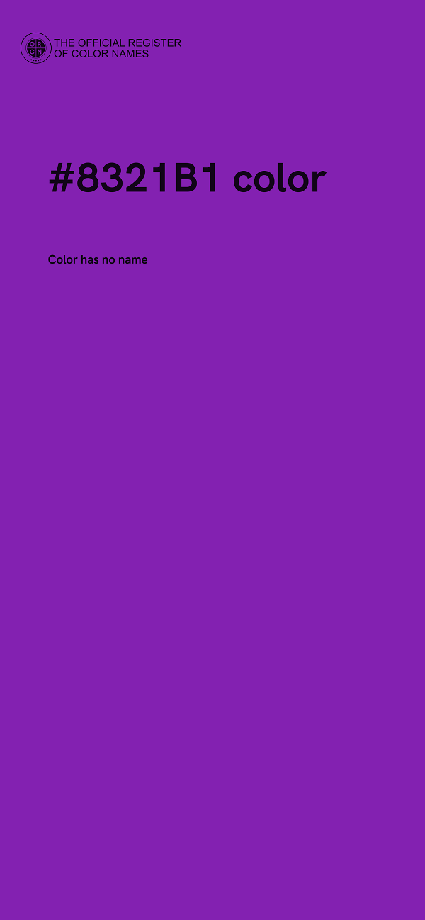 #8321B1 color image