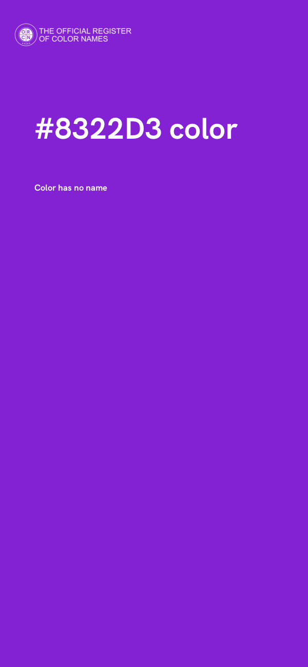#8322D3 color image