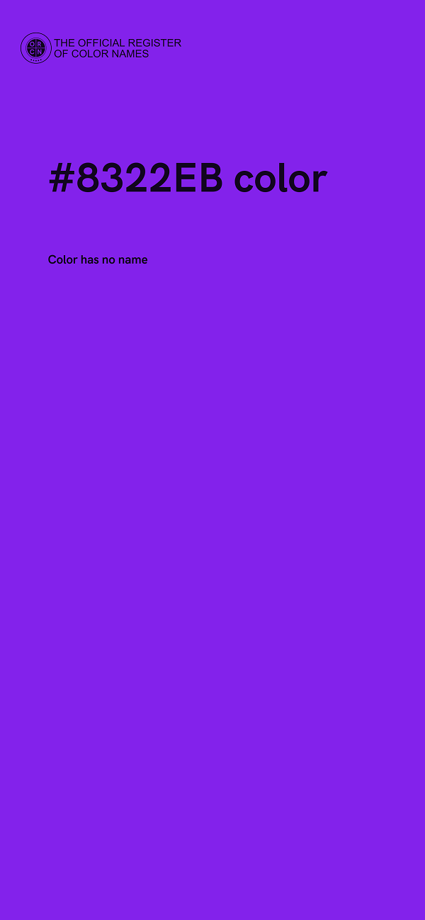 #8322EB color image