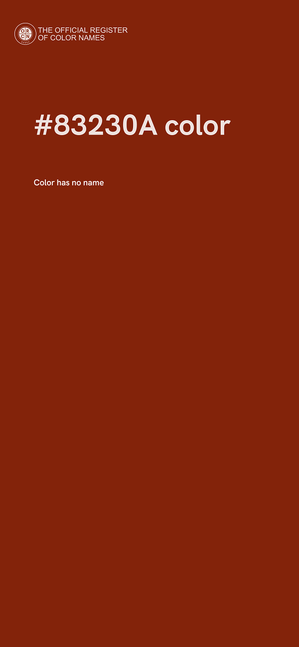 #83230A color image