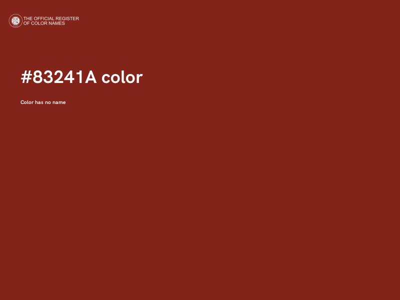 #83241A color image