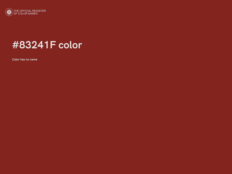 #83241F color image