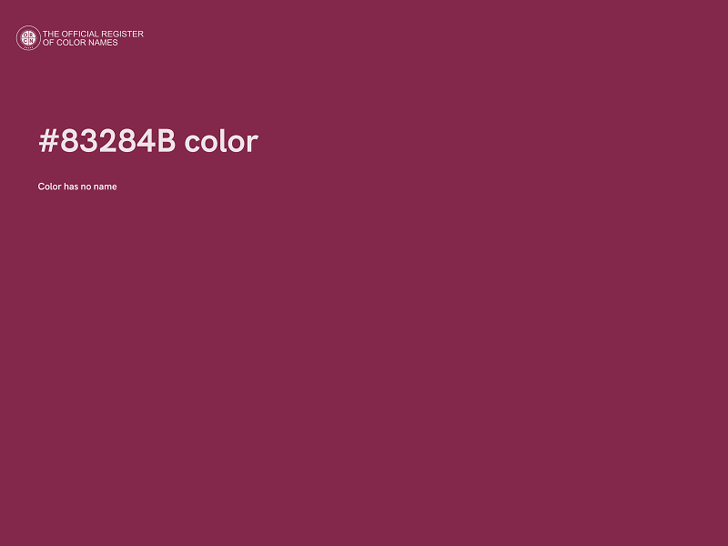 #83284B color image