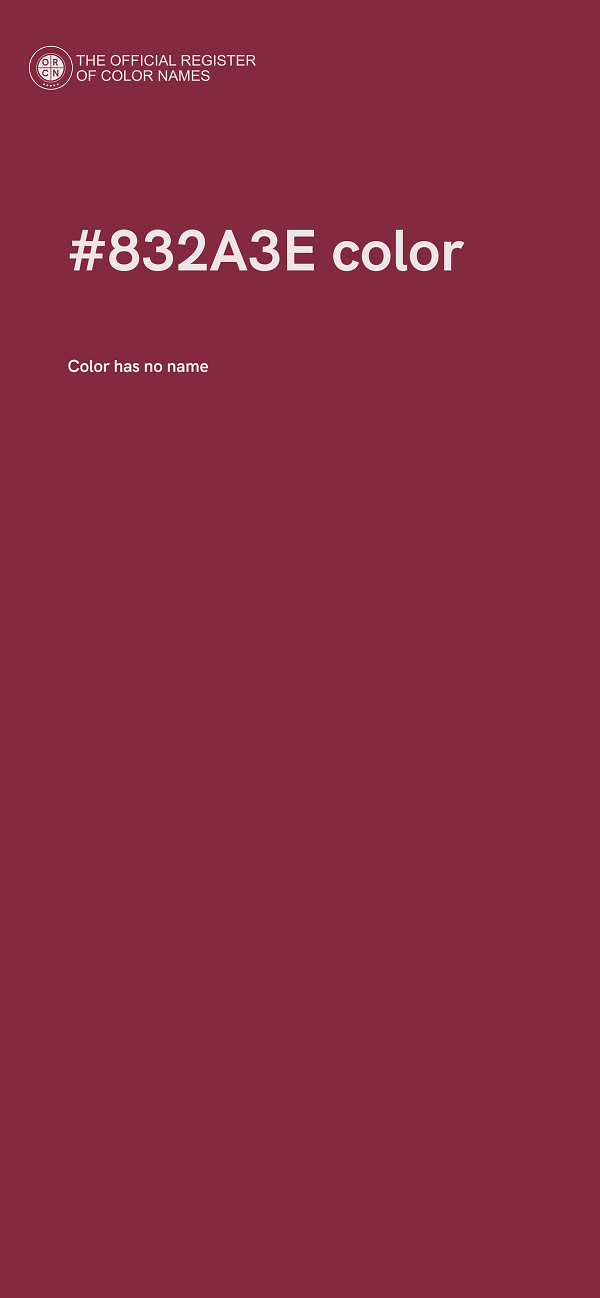 #832A3E color image