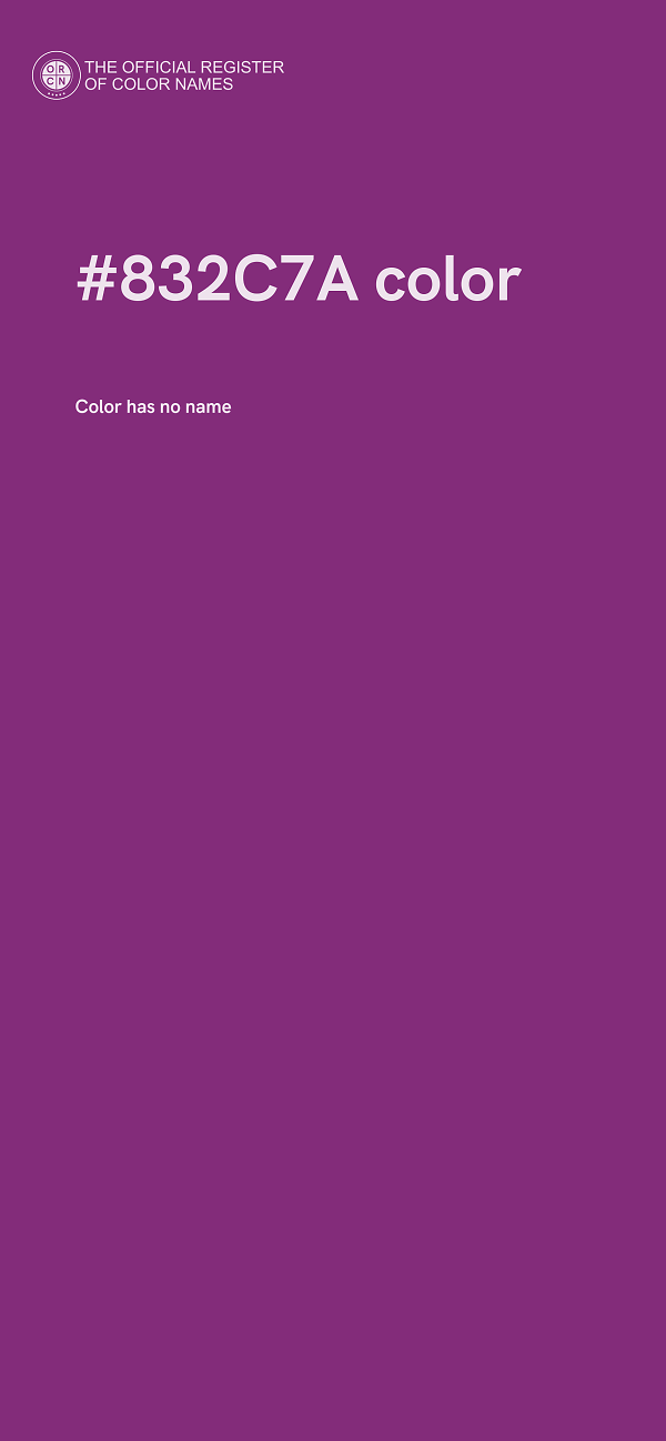 #832C7A color image