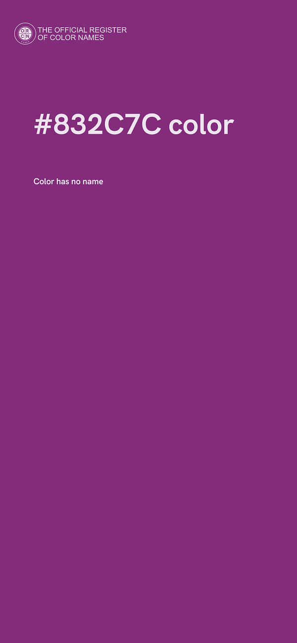 #832C7C color image