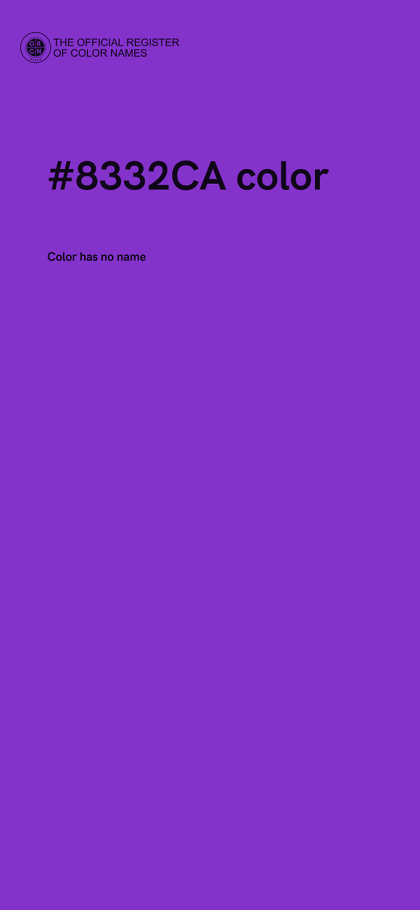 #8332CA color image
