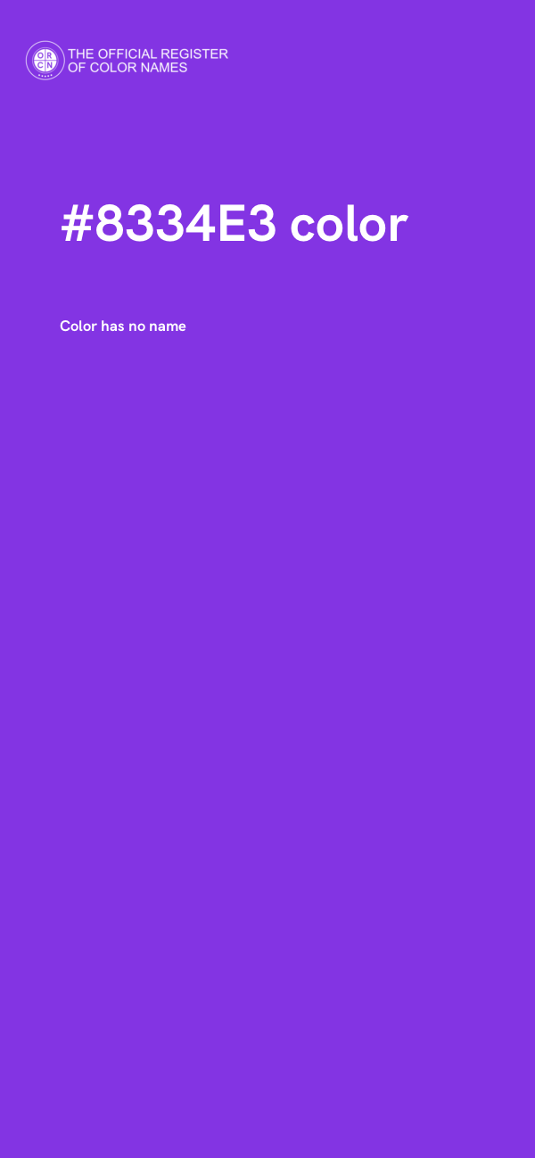 #8334E3 color image