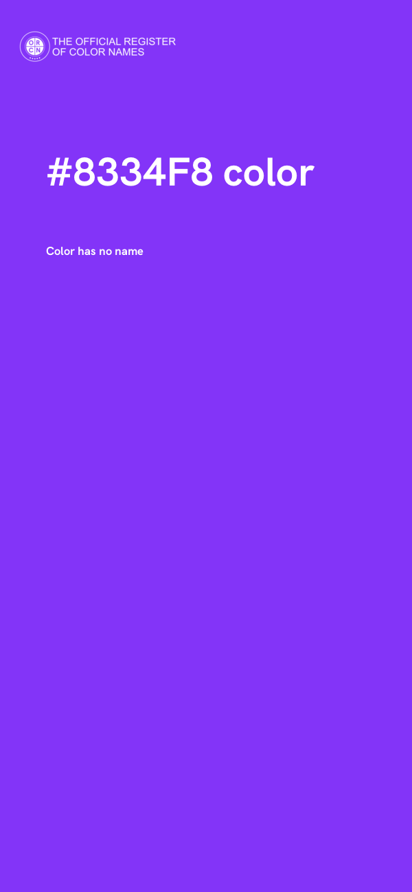 #8334F8 color image