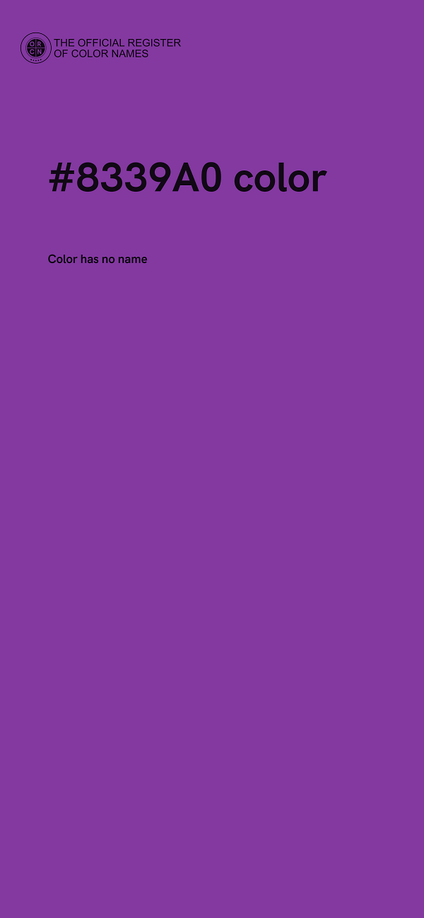 #8339A0 color image
