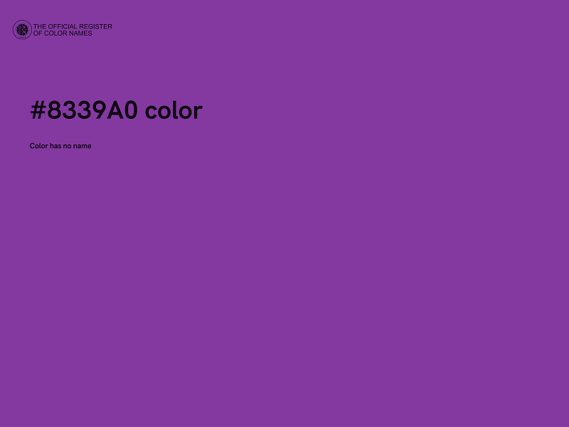 #8339A0 color image