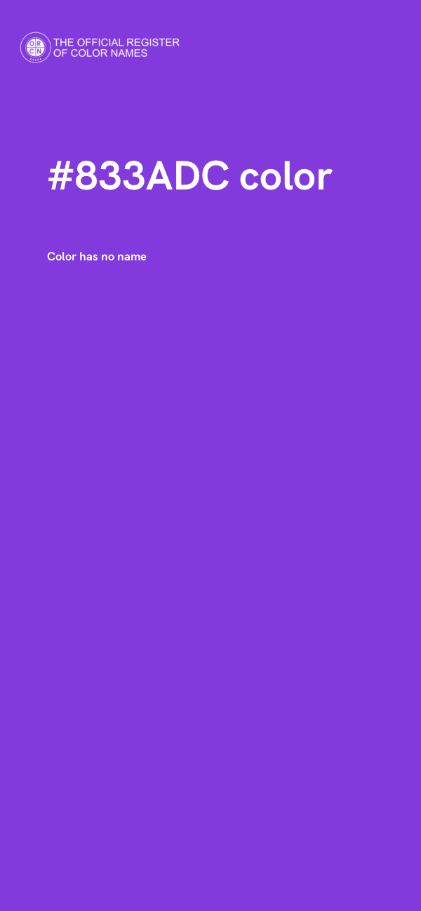 #833ADC color image
