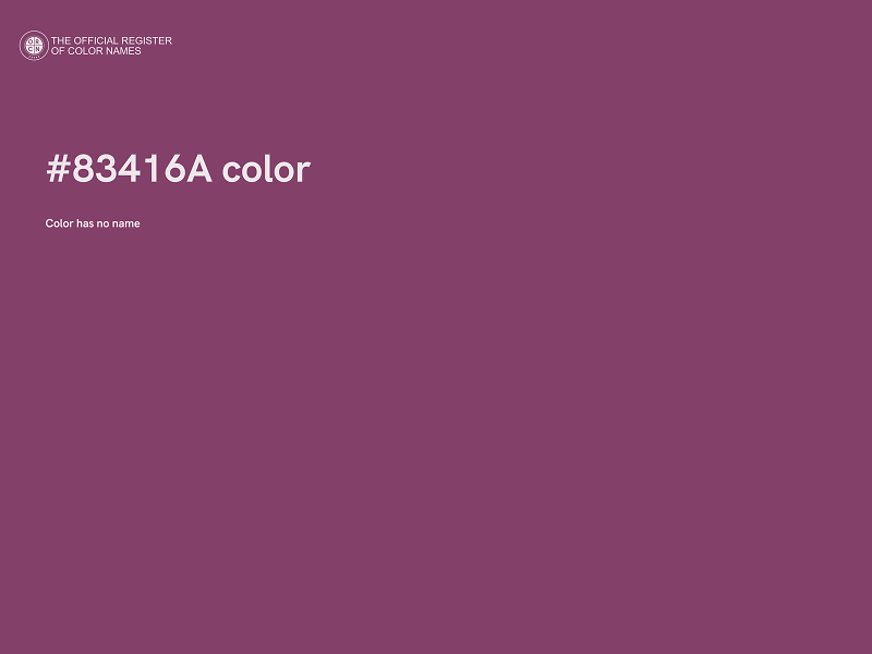 #83416A color image