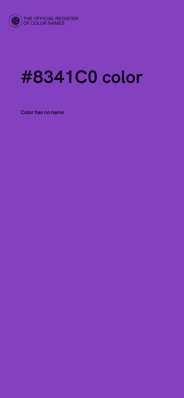 #8341C0 color image