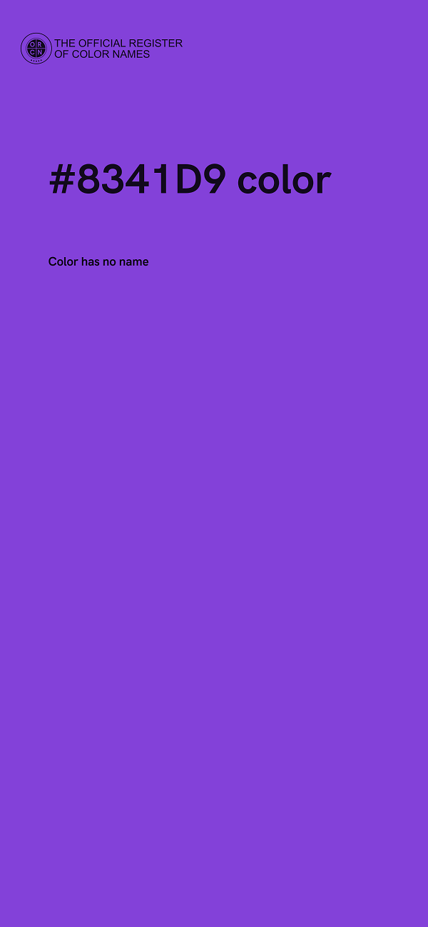 #8341D9 color image
