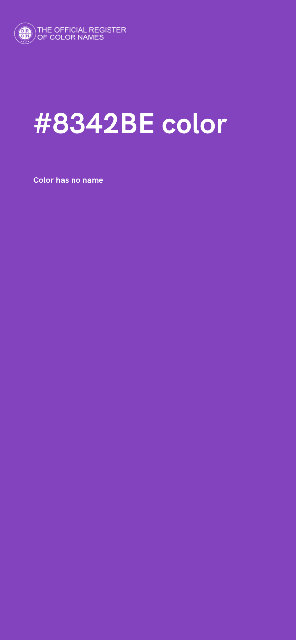 #8342BE color image