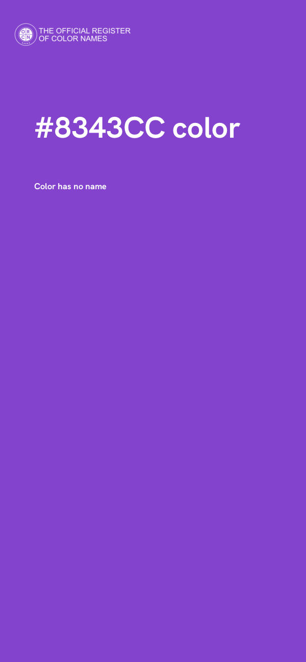 #8343CC color image