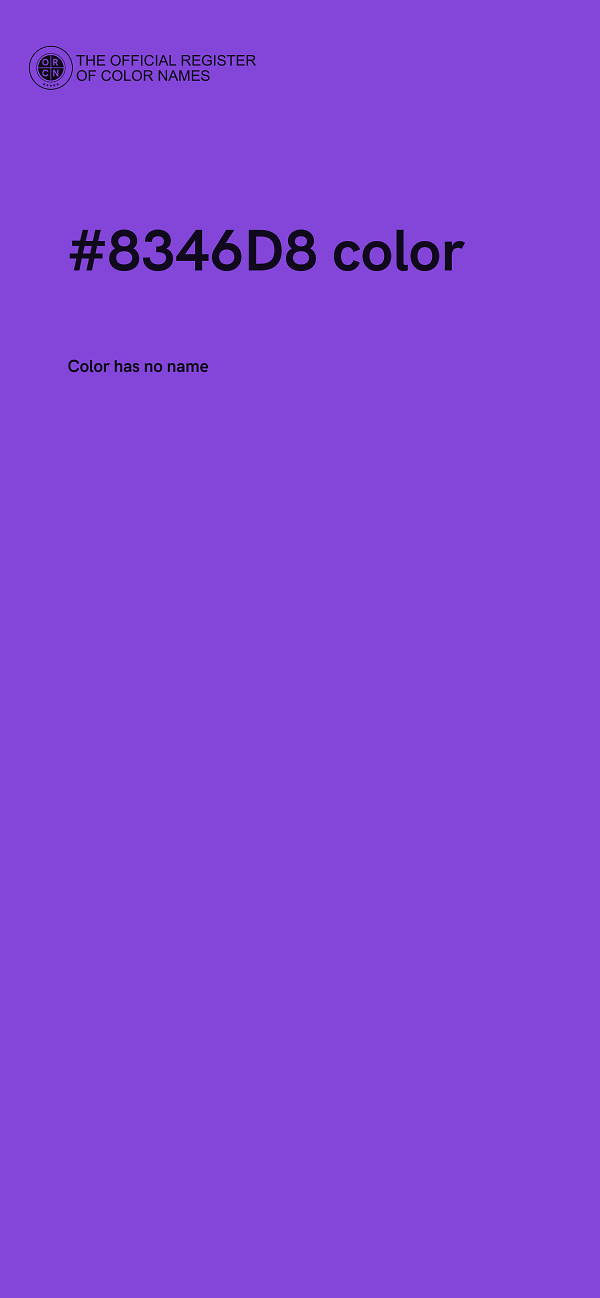 #8346D8 color image