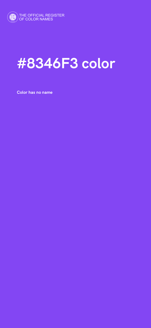 #8346F3 color image