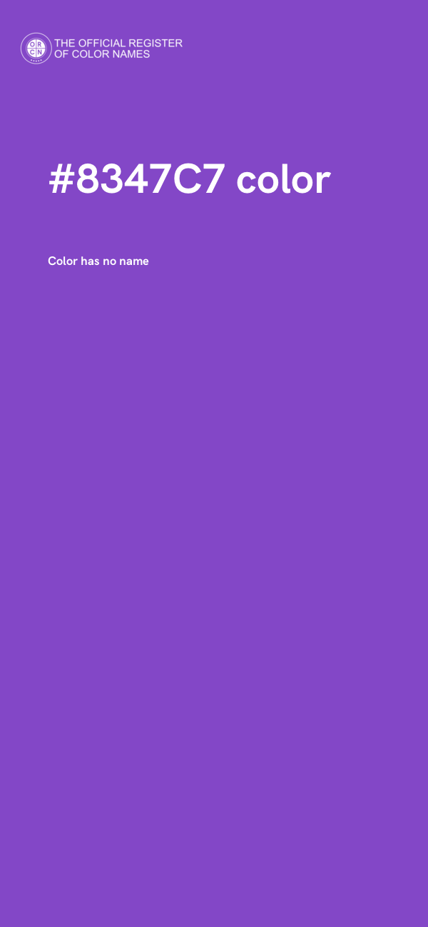 #8347C7 color image
