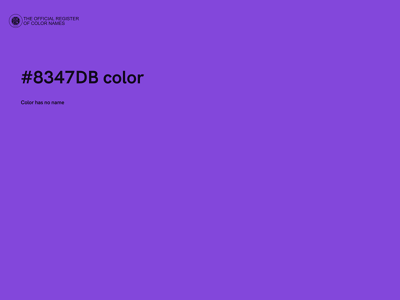 #8347DB color image