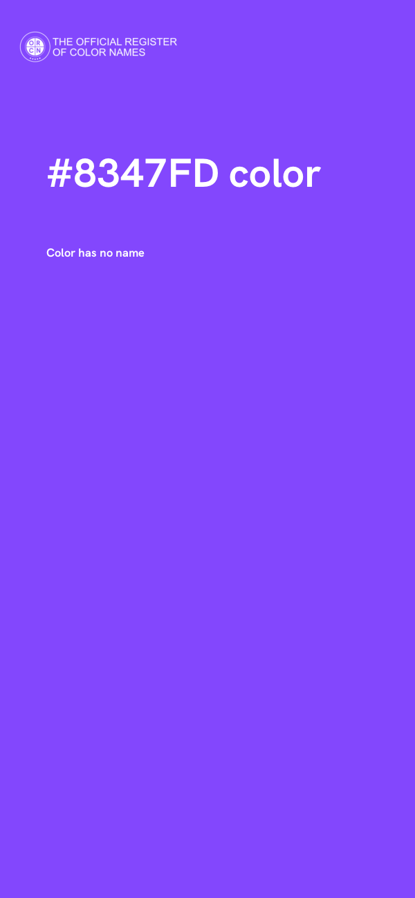 #8347FD color image