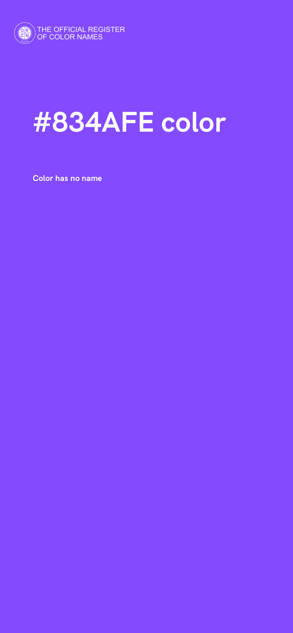 #834AFE color image