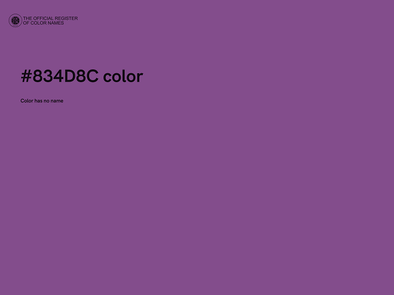 #834D8C color image