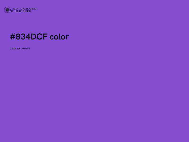 #834DCF color image