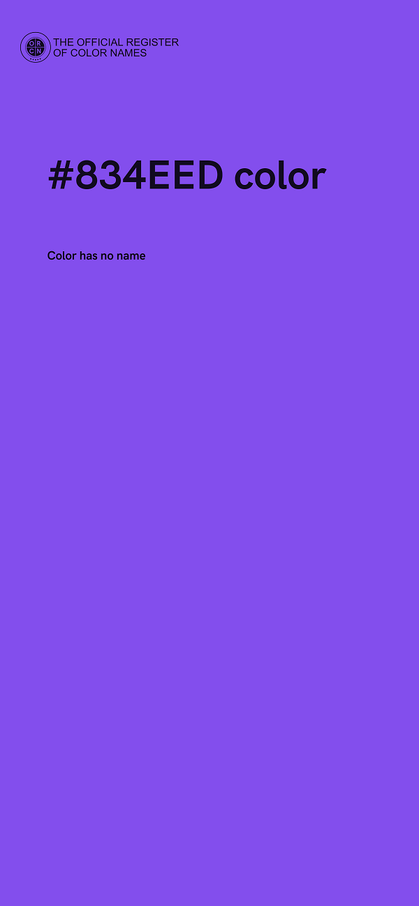 #834EED color image