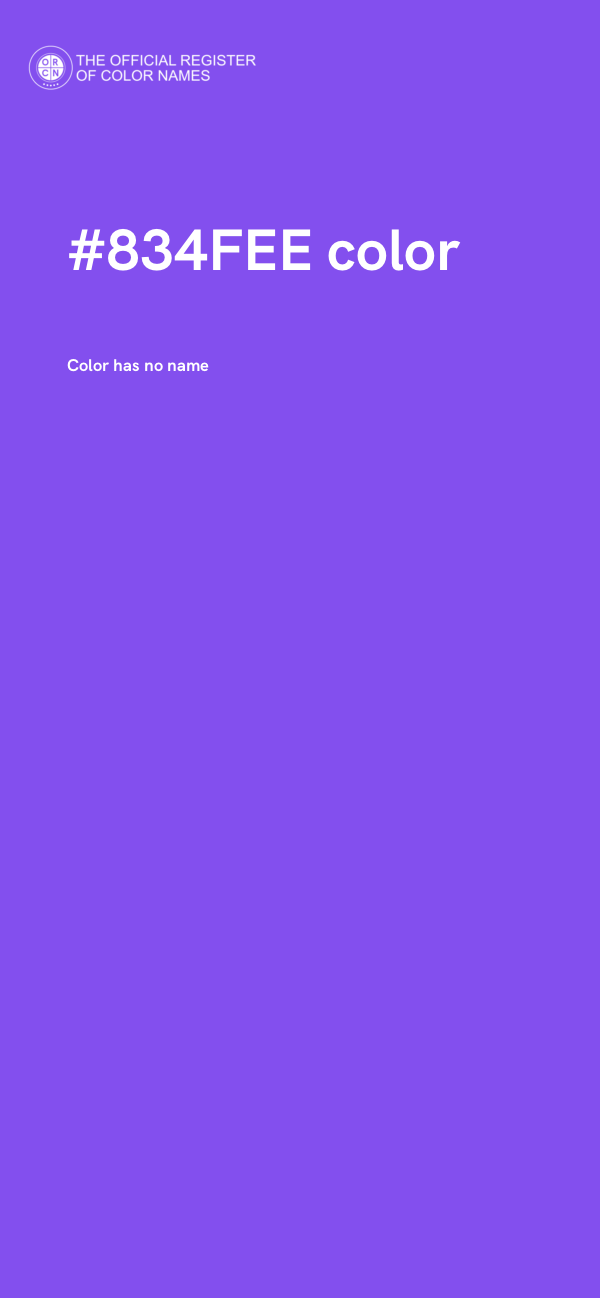 #834FEE color image