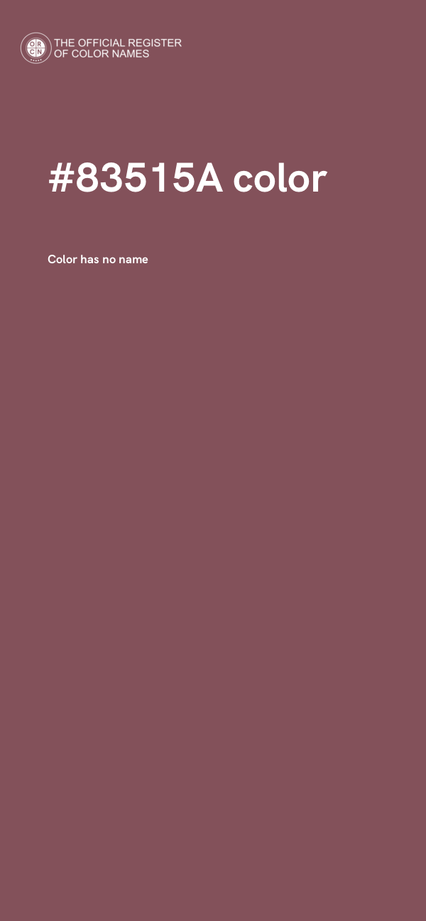 #83515A color image