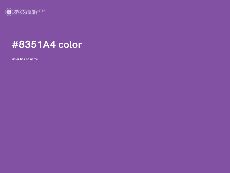 #8351A4 color image