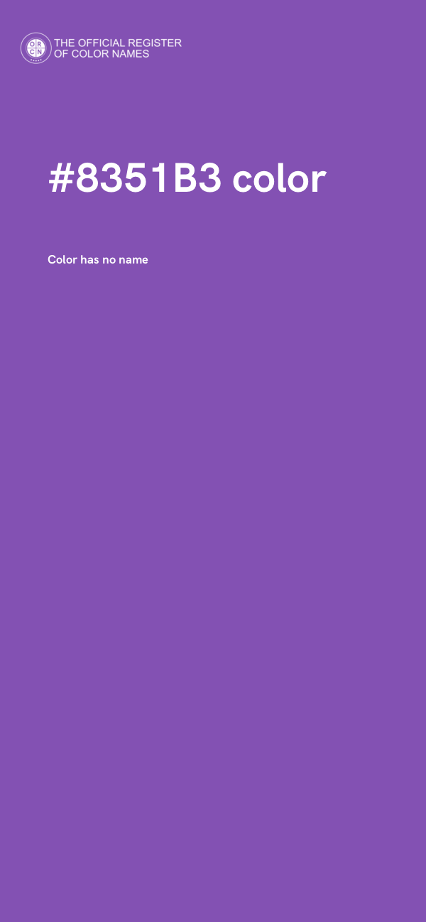 #8351B3 color image