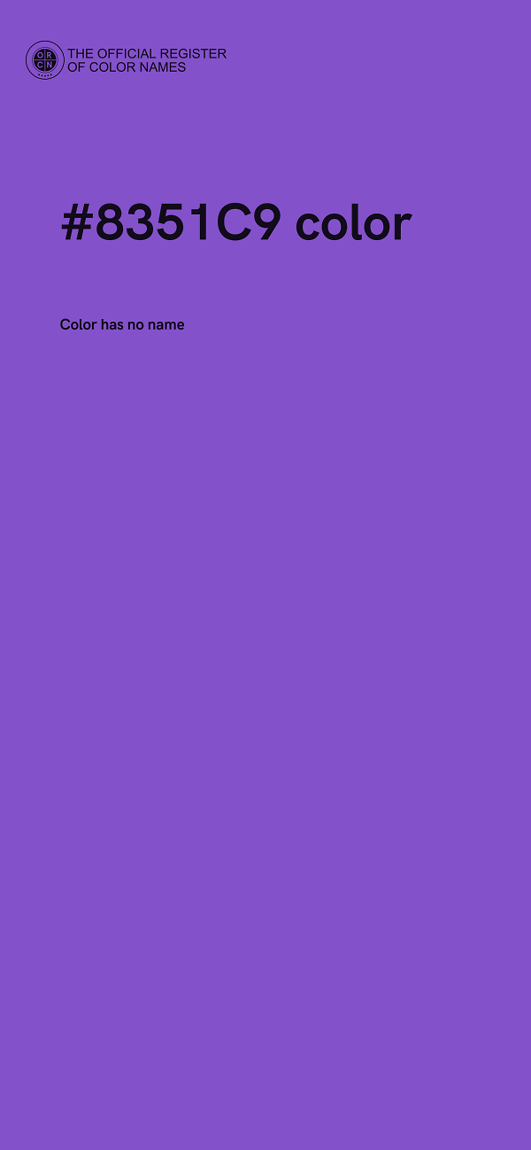 #8351C9 color image