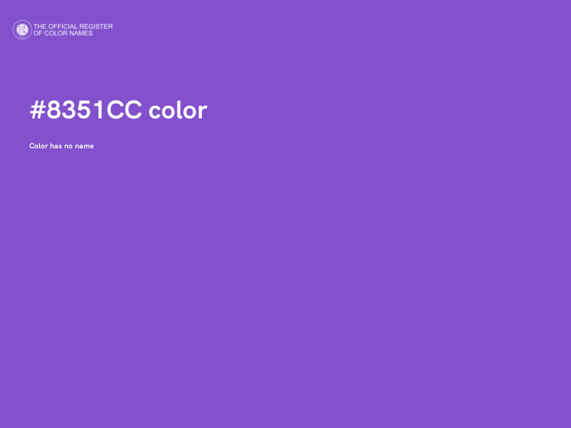 #8351CC color image