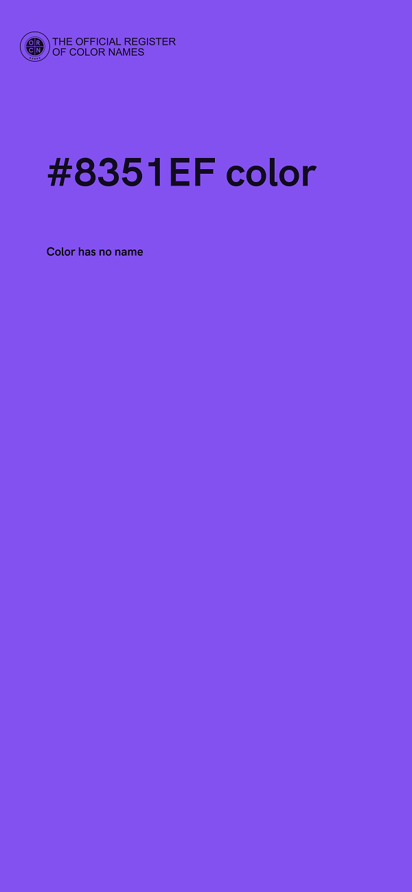 #8351EF color image