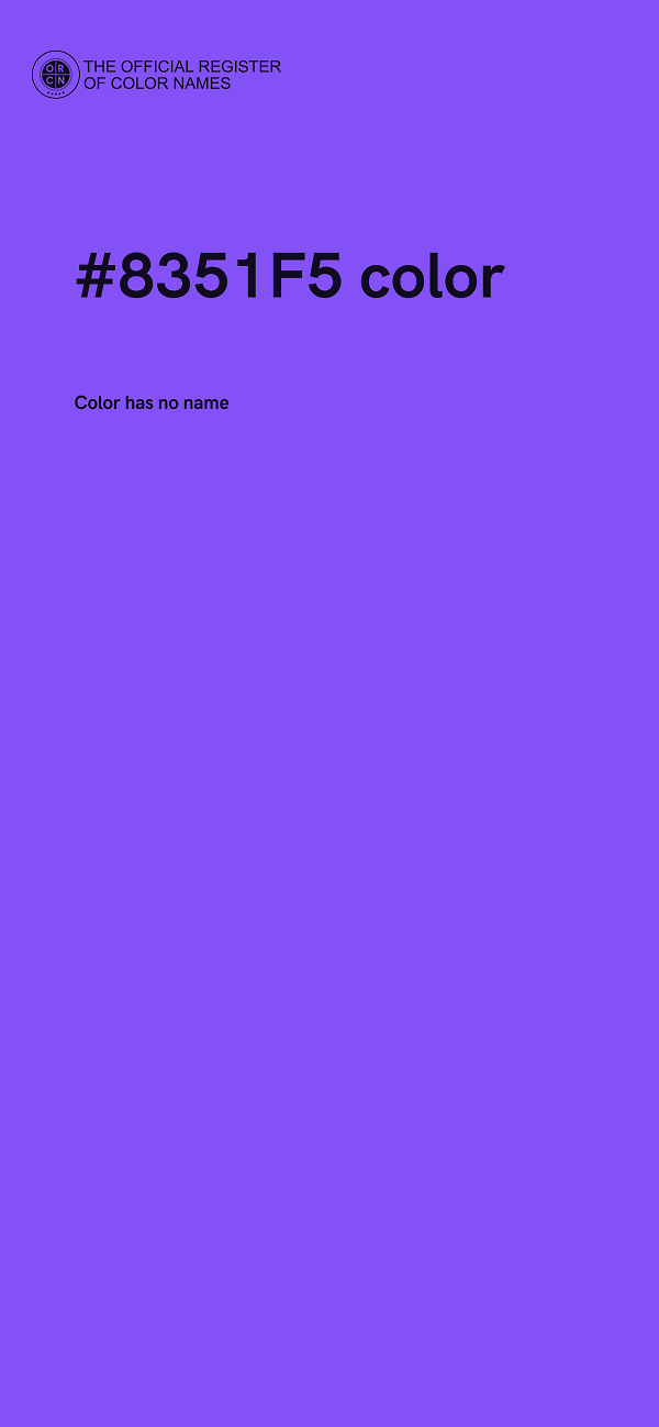 #8351F5 color image