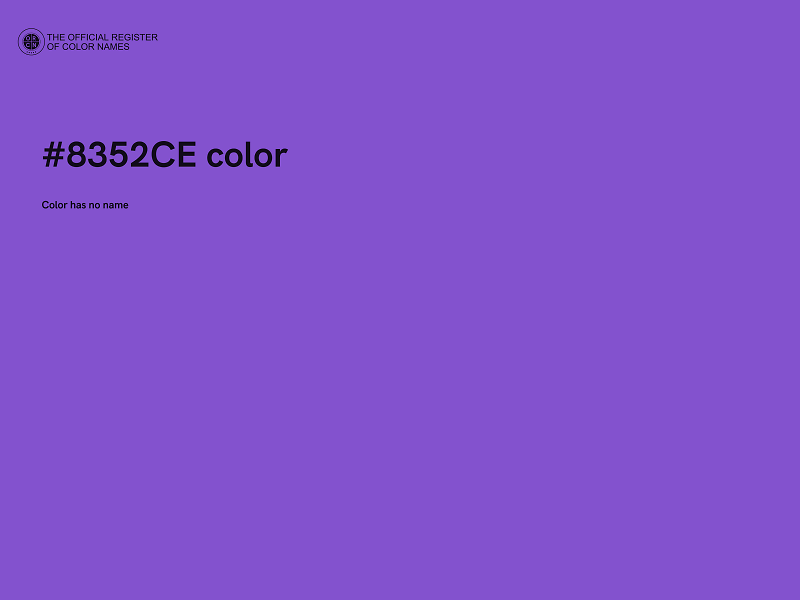 #8352CE color image