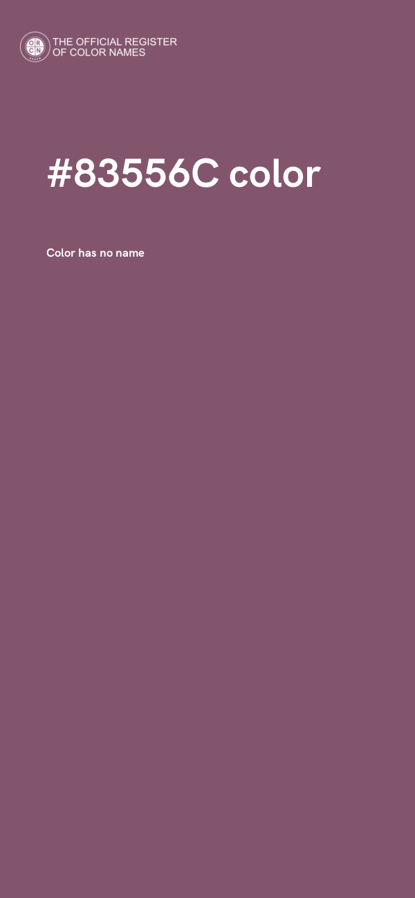 #83556C color image