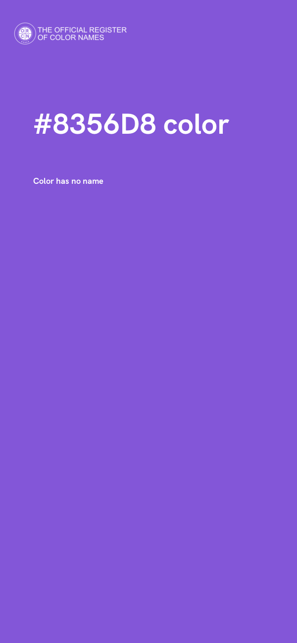 #8356D8 color image